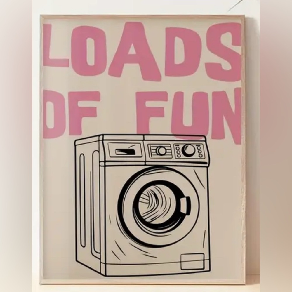 Loads of Fun Laundry Room Wall Art